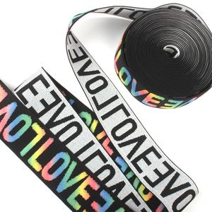 Wholesale Underwear Nylon Customized Pattern Color Jacquard Ribbon Waist Men Band Elastic <b>Webbing</b> Straps Custom Elastic Tape - Product Image 6