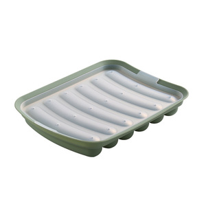Molde para salchichas para comida de bebé, molde para hornear y cocinar al vapor con 6 agujeros para salchichas y pasteles caseros - Product Image 4