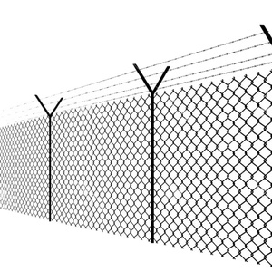 Batting lồng Chuỗi liên kết hàng rào dây lưới PVC tráng Chuỗi liên kết lưới mạ kẽm kim cương hàng rào lốc xoáy dây lưới - Product Image 1