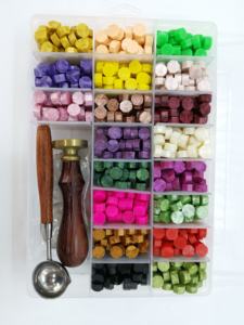 Perles de cire à sceller avec 65 couleurs, formes étoile et octogone, tampons personnalisables pour sceller les enveloppes, emballage personnalisé (sacs de <span class=keywords><strong>500g</strong></span>) - Product Image 4