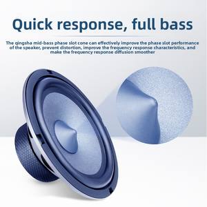 ชุด4oum กันเสียงรถยนต์ทั่วไป, ลำโพงกลาง6.5นิ้ว DSP ซับวูฟเฟอร์อเนกประสงค์สำหรับรถยนต์ - Product Image 3