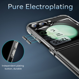 Tùy Chỉnh Rõ Ràng Tốt Nhất Người Bán Giá Rẻ Cứng Cứng Nhựa Di Động <span class=keywords><strong>TPU</strong></span> In Trường Hợp Điện Thoại Đối Với Samsung Z Filp6 Cô Gái Phổ Di Động Bìa - Product Image 3