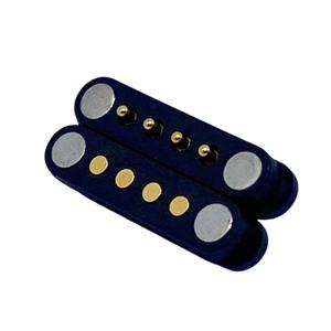 Conector Pogo Pin com Mola para Placa a Placa, Conectores Magnéticos de 4 Pinos - Product Image 1