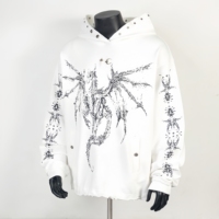 Blouson d'hiver matelassé THUG CLUB en gros, style streetwear, coupe oversize, fermeture éclair, col montant, pour homme, en Spandex/Coton Biologique, avec logo métallique vintage