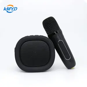 New Wireless BT speaker microphone outdoor karaoke integrated sound portable kids speaker