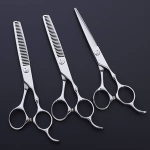 Tijeras de entresacar JQ de 6.0 pulgadas, de acero inoxidable, con 30 dientes, planas, para cortar el cabello, para diestros, herramientas profesionales de barbería - Product Image 4