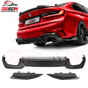 Difusor Trasero de Fibra de Carbono Estilo AO para <span class=keywords><strong>BMW</strong></span> Serie 3 G20 <span class=keywords><strong>330i</strong></span> M340i Sport Pre Lci 2019-<span class=keywords><strong>2022</strong></span>, Divisor de Parachoques Trasero - Product Image 1