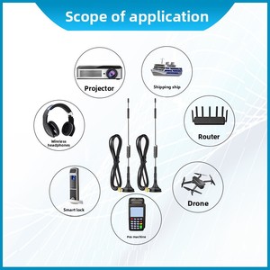 <span class=keywords><strong>Antenne</strong></span> extérieure verticale à gain élevé 1M 5dBi avec <span class=keywords><strong>fixation</strong></span> par ventouse/vis pour fréquences 690-960MHz et 1710-2690MHz pour 4G LTE - Product Image 5