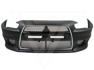 ลิปกันชนหน้าสำหรับ Mitsubishi <span class=keywords><strong>Lancer</strong></span> EX รถ<span class=keywords><strong>2008</strong></span> 2012, อุปกรณ์เสริมกันชนรถยนต์ดัดแปลง <span class=keywords><strong>EVO</strong></span> <span class=keywords><strong>10</strong></span>สไตล์ - Product Image 2