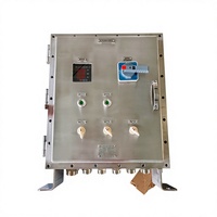 Boîte de commande d'alimentation et d'éclairage anti-explosion LD BXD M99L IP66 en acier inoxydable SS304, boîtier industriel CAB4 JB1