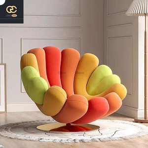 <span class=keywords><strong>Sedia</strong></span> a <span class=keywords><strong>Sdraio</strong></span> di Design Nordico Creativo e Lussuoso a Forma di Anemone, Decorazione per Soggiorno di Villa, <span class=keywords><strong>Sedia</strong></span> per il Tempo Libero - Product Image 3