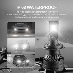 Venta caliente X3C Led luz H4 faro coche bombilla Canbus 56W 10000LM 9005 9006 H1 H3 H7 H11 LED H1 H8 H9 9012 Led faro para coche - Product Image 5