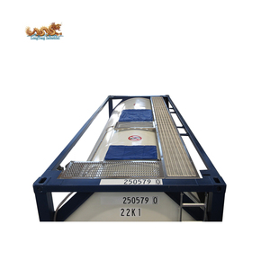 Petróleo crudo Diesel Gasolina ASME Estándar UN T3 T4 20ft ISO Tanque Contenedor Transporte Cargas Líquidas - Product Image 2