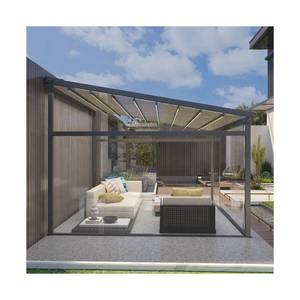 Toldo <span class=keywords><strong>El</strong></span>éctrico para Exteriores, Toldo Motorizado para Patio, Impermeable, PVC y Aluminio - Product Image 1