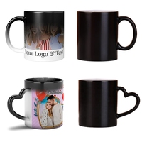 Tasse à café entièrement blanche, pour sublimation, avec poignée, 11 oz, 50 pièces
