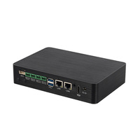Mini PC de brazo sin ventilador DDR4 EMMC RK3568 Dual RJ45 LAN RS232 RS485 COM Android ordenador industrial