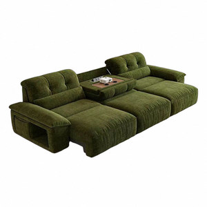 Canapé-<span class=keywords><strong>lit</strong></span> électrique moderne et simple avec structure en bois, <span class=keywords><strong>2</strong></span> <span class=keywords><strong>places</strong></span>, revêtement en chenille, fonction rétractable intelligente pour petits appartements - Product Image 5