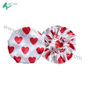 Wholesale Designer Hair Bonnets Women Satin Hair Hats Any Famous Brand Sleep Caps Double Double Layer Designer Bonnets