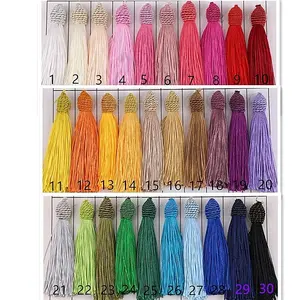 Tassels Spiral Ball Tassel Colorful Candle Tassels in Bulk Wholesale High Quality in Stock Creative Silk Polyester Decorative