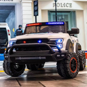 Новые детские электромобили 2025 года, 12В, полицейские, двухместные, пластиковые, класса люкс, на аккумуляторе, для детей - Product Image 2