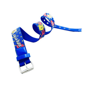 เข็มขัดสายรัดไนลอนสีสดใสพร้อมดีไซน์สำหรับเด็กผู้ชาย,ปลายห่วงหนังสังเคราะห์ PU แท้ - Product Image 2