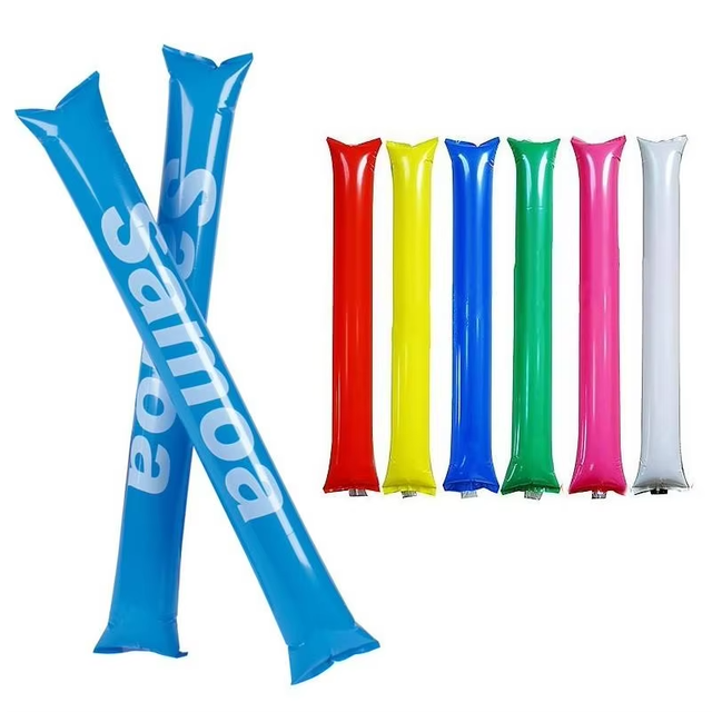 HLC Custom Logo Promotional Cheering Stick Thunder Sticks with LED Lights Bang Bang Noise Maker Inflatable Balloon