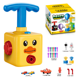 Offre Spéciale lanceur <span class=keywords><strong>tour</strong></span> ballon pompe voiture jouet ensemble pressé à la main actionné par air ballon voiture - Product Image 1
