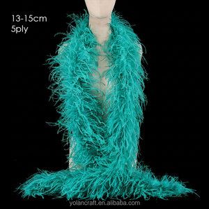 Boa en <span class=keywords><strong>Plumes</strong></span> <span class=keywords><strong>d</strong></span>'<span class=keywords><strong>Autruche</strong></span> de Haute Qualité 13-15cm, Idéal pour la <span class=keywords><strong>D</strong></span>écoration de Fêtes, la <span class=keywords><strong>D</strong></span>écoration de Mariages, Écharpe Longue en <span class=keywords><strong>Plumes</strong></span> - Product Image 6