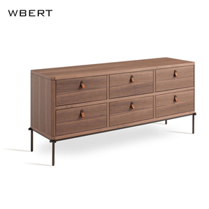 Mueble de TV de madera maciza Modular moderno WBERT, aparador de sala de estar personalizado de estilo italiano, almacenamiento creativo para hoteles, muebles para el hogar - Product Image 6