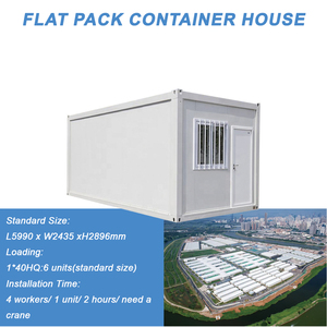 Casa Prefabbricata in Pannelli Sandwich, <span class=keywords><strong>Container</strong></span> Completamente Arredato, Lussuoso e Moderno, Facile da Montare, per Abitazione, Ufficio, Scuola, Smontabile - Product Image 2
