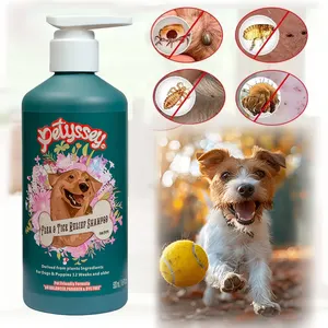 Etiqueta privada Pet Wash champú para perros champú para prevención de pulgas y garrapatas para piel seca y sensible