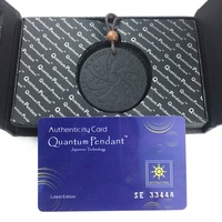 Collier japonais 100% authentique en lave Nano, pendentif énergétique, avec emballage dans une boîte, ions négatifs 1000cc, Quantum Science Bio détarar