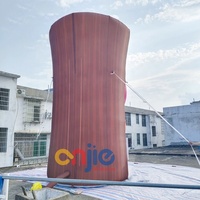 Colonne gonflable de pilier de totem de figure pour la décoration d'événement avec la lumière de LED