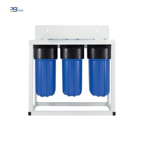 Cao cấp ba 10 "x 4.5" lớn màu xanh Bộ lọc hệ thống với Brass/cổng nhựa và khung cho home/Công nghiệp lọc nước - Product Image 2