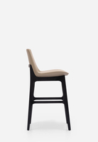 Tabourets de bar modernes en bois massif de style nordique pour la cuisine, la salle à manger, le bar à café, prix d'usine, chaise de bar sans accoudoirs pour un usage domestique, matériau métallique