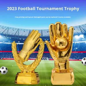 Euro Cup <strong>Football</strong> Goalkeeper Trophy Golden Glove <strong>Shooter</strong> Golden Ball Resin Business Gift Engraving Event Trophy - Product Image 3
