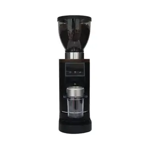 Moulin à café expresso série DF64, noir 64mm, broyeur à café à bavure plate DF64E