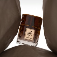 Bouteille de parfum vide personnalisée et unique de 100 ml, transparente, à sertir, contenant de parfum unisexe, flacon de parfum en verre de luxe |   Verre PCR recyclé à 30 % (EU Ce