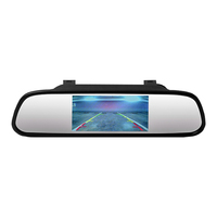 5-Inch araba dikiz aynası ekran RGB fonksiyonu ile TFT ekran içinde 4:3 boy oranı cam yerleştirme