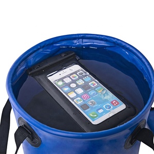 Seau pliable en PVC portable pour l'extérieur, 9L, 11L, 13L, 15L, 20L, 25L, 28L, pour la pêche, le camping, les pique-niques, l'escalade - Product Image 6