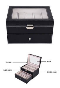 กล่องใส่นาฬิกาหนังสั่งทำพิเศษ กล่องนาฬิกาสีเขียว กล่องนาฬิกาป้องกัน พร้อมโลโก้สั่งทำพิเศษ - Product Image 6