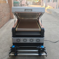 Machine de séchage et de secouage de poudre DTF 60 cm (24 pouces) avec recyclage automatique de la poudre, purificateur intégré et four à bande transporteuse en téflon