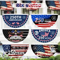 250 Jahre Amerika Gartenflagge 250. Jahrestag USA Patriotisches 4. Juli Banner Doppelseitig mit Adler-Design Gartenflagge