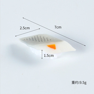 Comida Japonesa Falsa, Sushi de Salmón, Arroz Artificial, Bolas de Camarón Simuladas, Modelo de Decoración, Adornos para el Hogar - Product Image 5