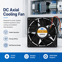 Ventilateur de refroidissement pour rack de serveur AVC DC12V 4.50A EC AC24V 48V 14038 140X140X38MM 14CM 4 broches PWM double roulement à billes haute vitesse DBPB1438B2H