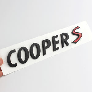 Pegatinas 3D de ABS para el logotipo del coche, emblemas para la parte trasera del maletero para <span class=keywords><strong>Mini</strong></span> <span class=keywords><strong>Cooper</strong></span> S - Product Image 2