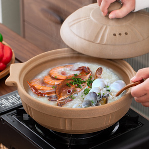 Original Unglazed Earthenware Casserole 2.5L Durable Stew Pot For Household And Commercial Use - Product Image 3