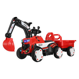 Excavadora Eléctrica de Juguete para Niños Dorgo con Cubo y Remolque, Vehículo de Construcción de Plástico Unisex para Niños - Product Image 2