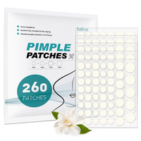 Patchs anti-acné à l'acide salicylique et à l'huile d'arbre à thé, autocollants hydrocolloïdes pour boutons, traitement double formule pour les imperfections du visage