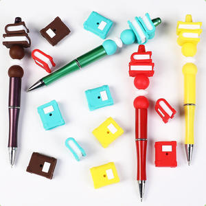 Cuentas de Silicona 3D con Diseño de Libros, Accesorios para Bisutería DIY, Cuentas Rectangulares Sueltas, Paquete a Granel - Product Image 6
